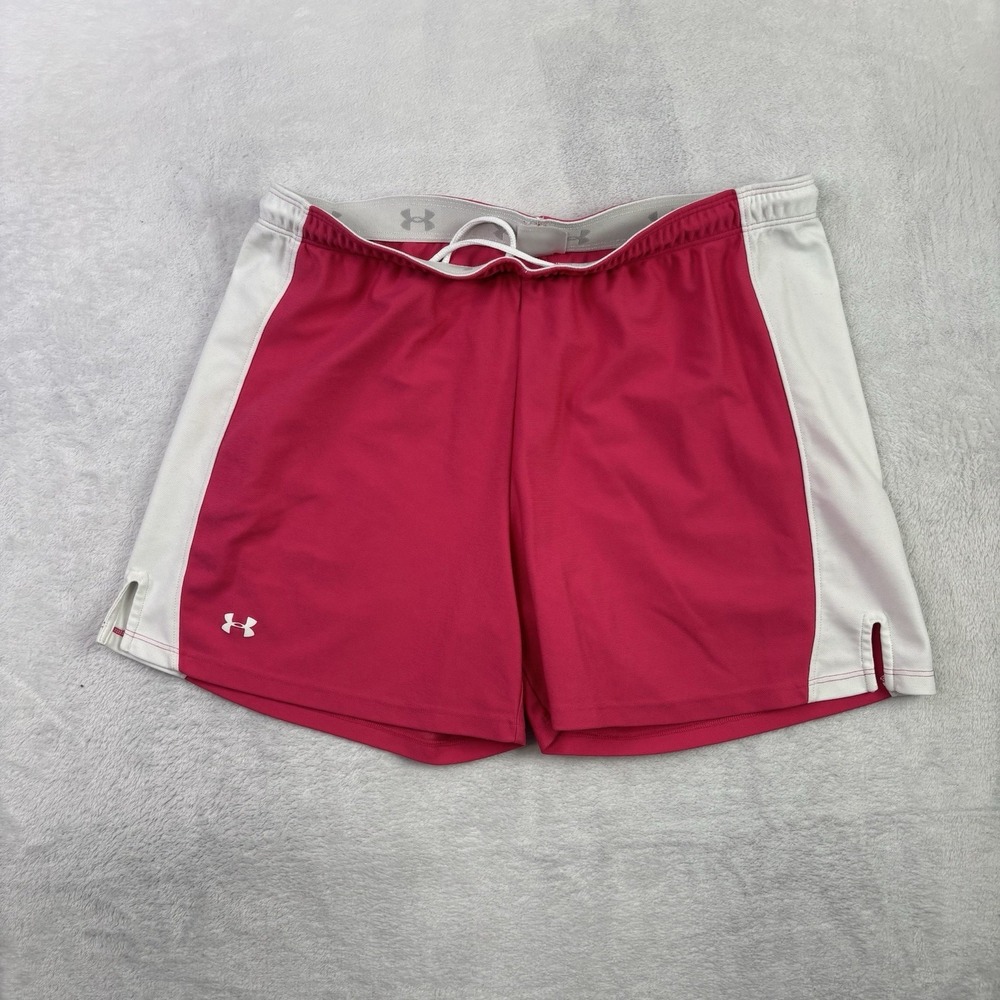 Under Armour Pink Shorts Activewear Athletic Running Women's Medium